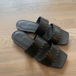 VINCE SANDALS BLACK